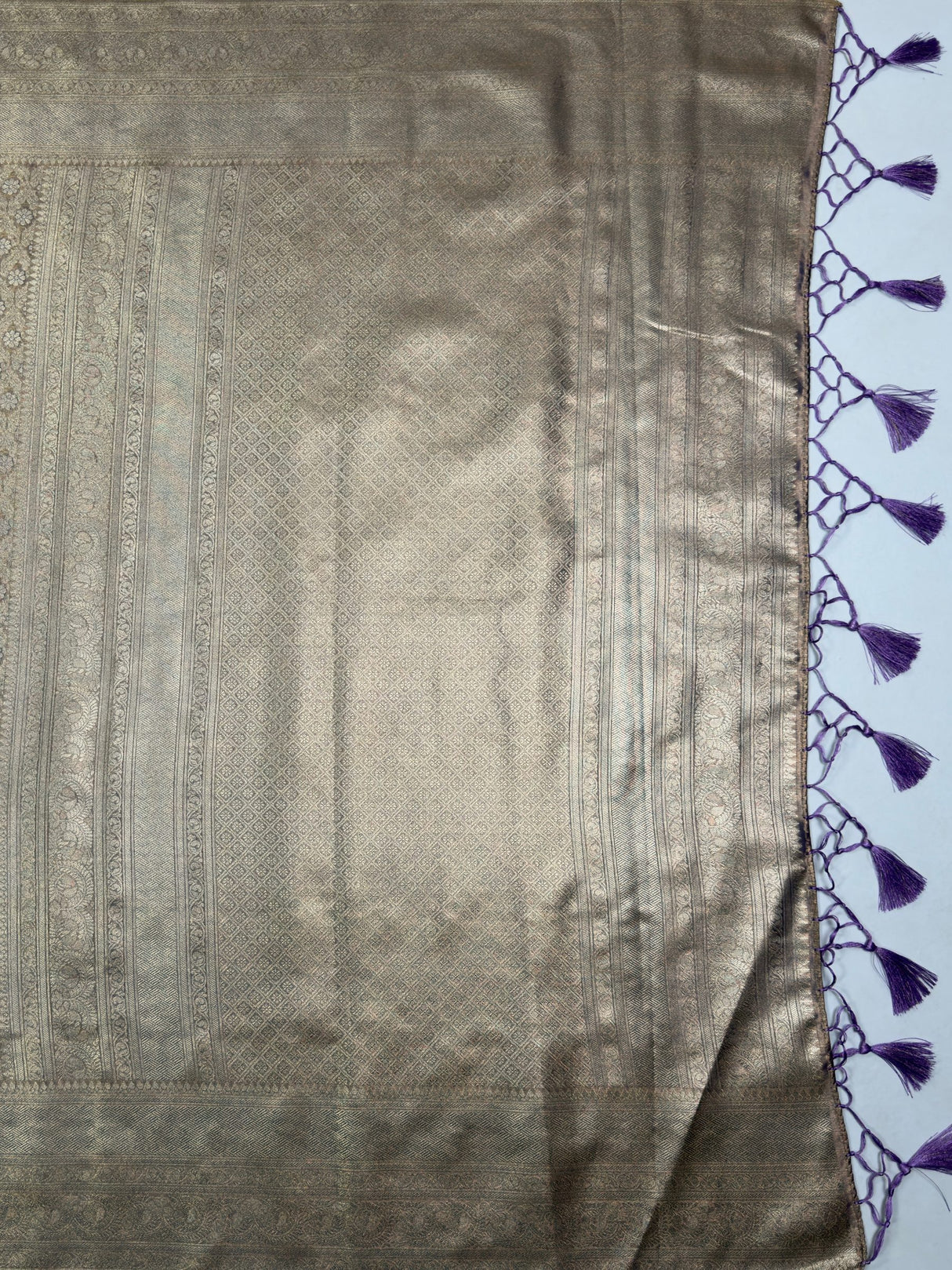 MIMOSA Saree Saree — pallu and zari work detail