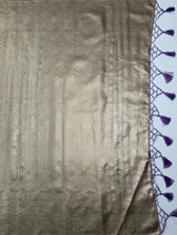 MIMOSA Saree Saree — pallu and zari work detail