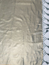 MIMOSA Sapphire Kanjivaram Art Silk Saree — pallu and zari work detail