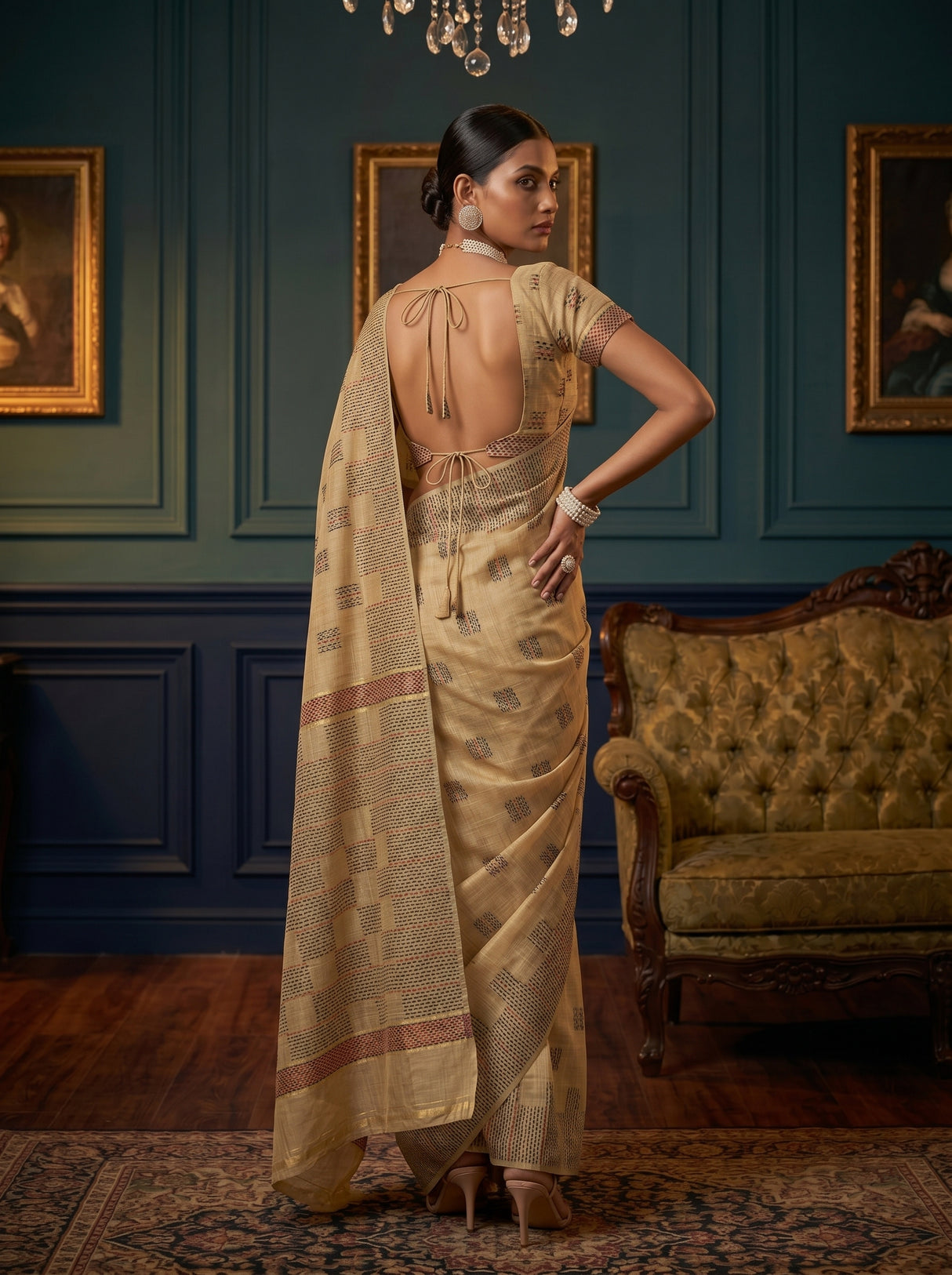 MIMOSA Saree Saree — pose 7 styling detail