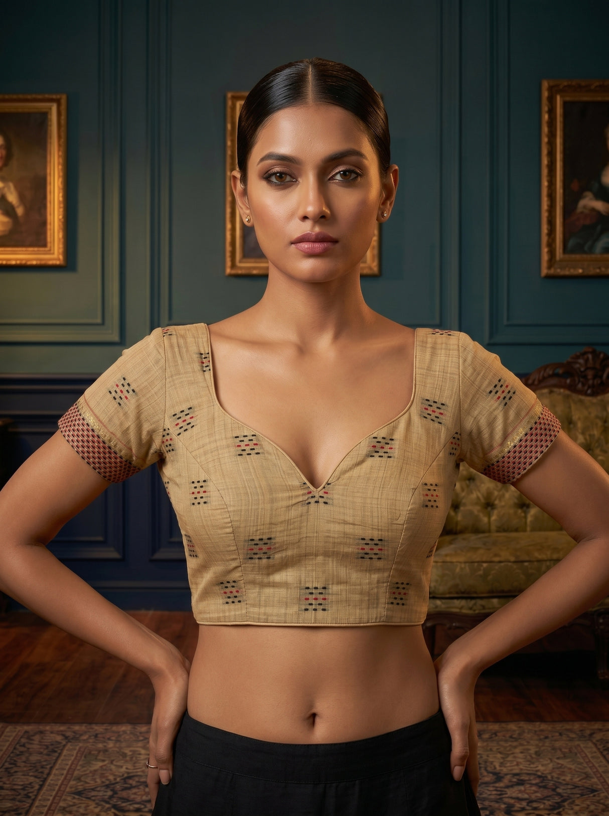 MIMOSA Saree Saree — blouse close-up