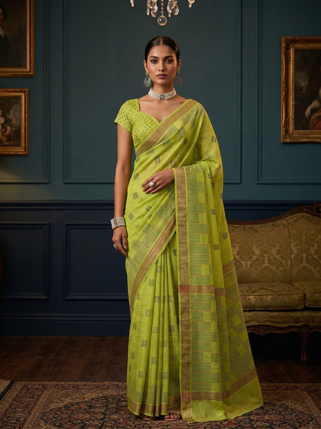 MIMOSA Saree Saree — front view on mannequin