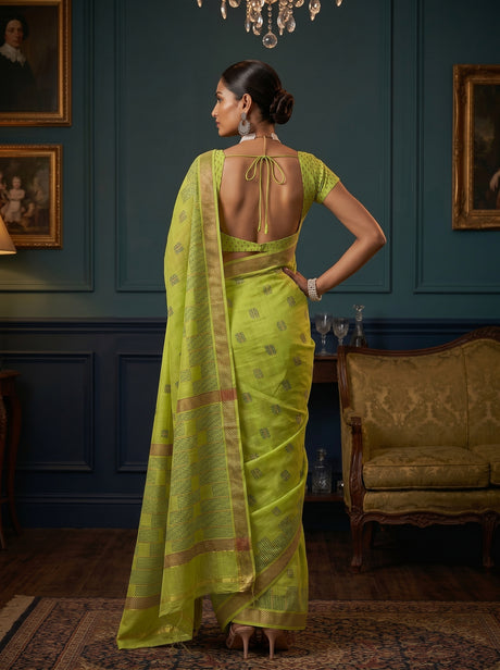 MIMOSA Saree Saree — pose 2 styling detail