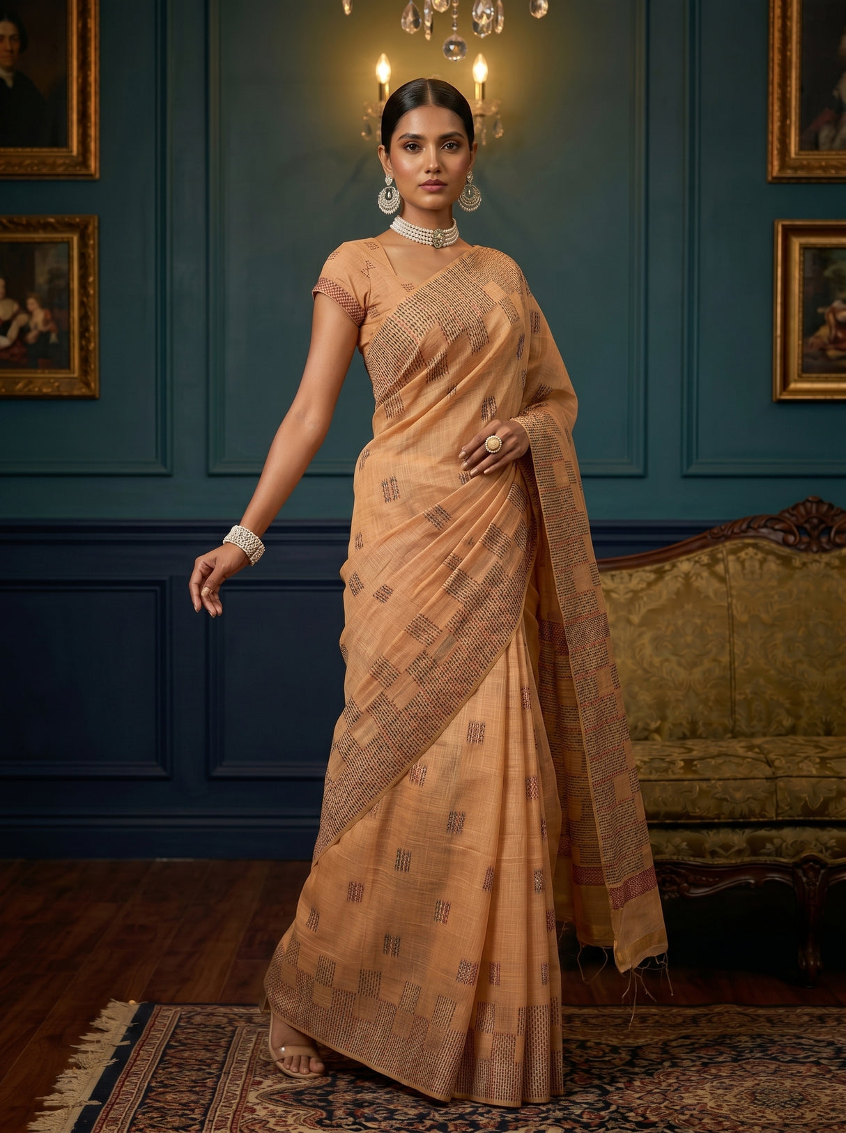 MIMOSA Saree Saree — pose 9 styling detail