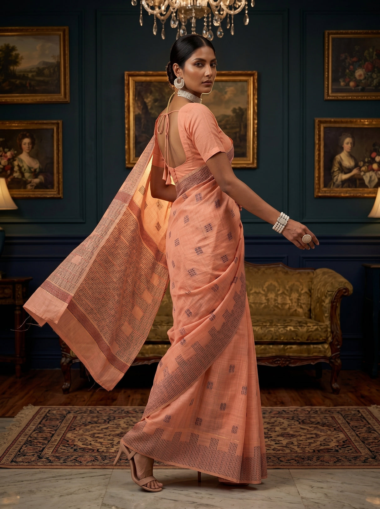 MIMOSA Saree Saree — pose 9 styling detail