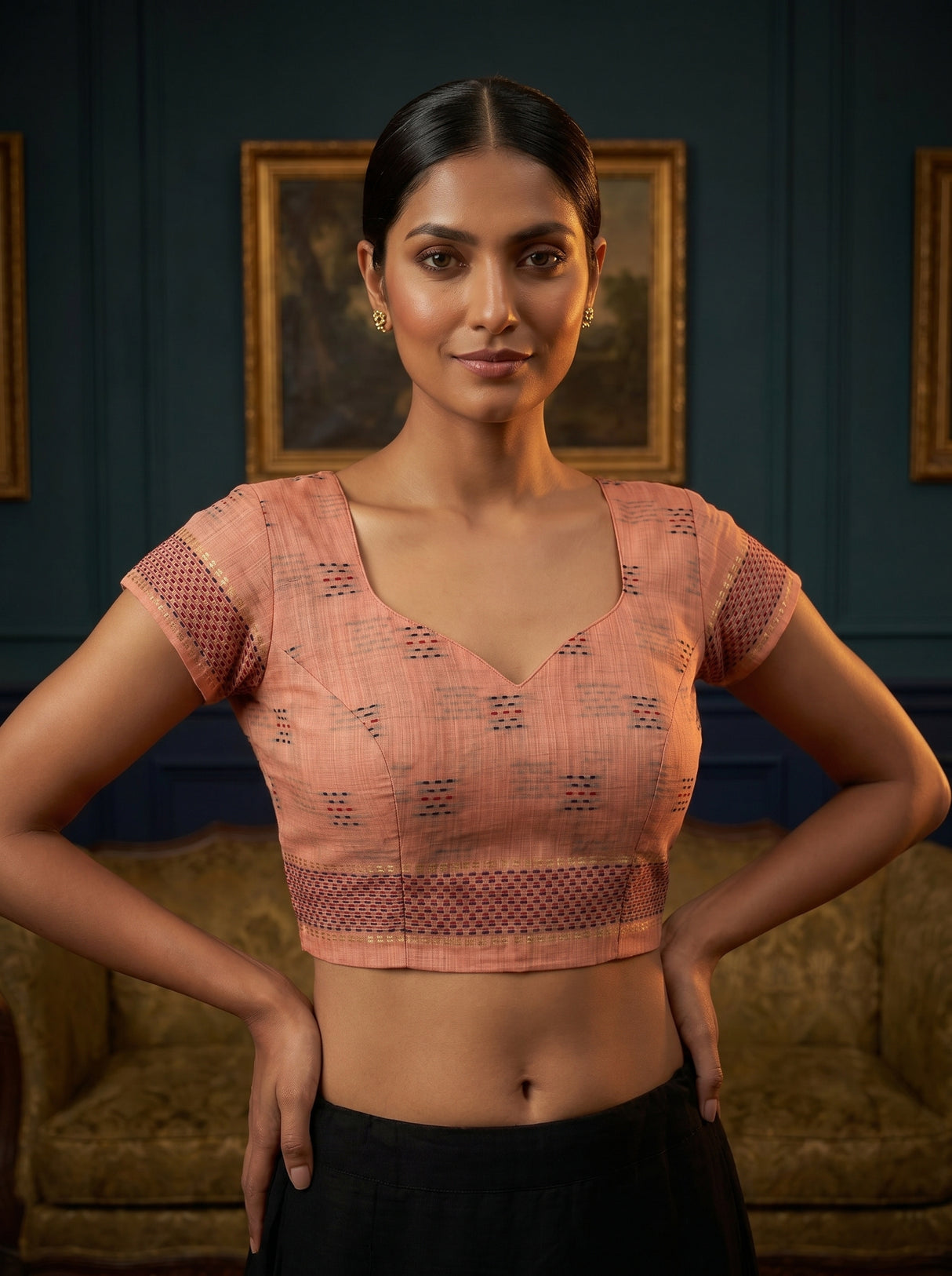 MIMOSA Saree Saree — blouse close-up