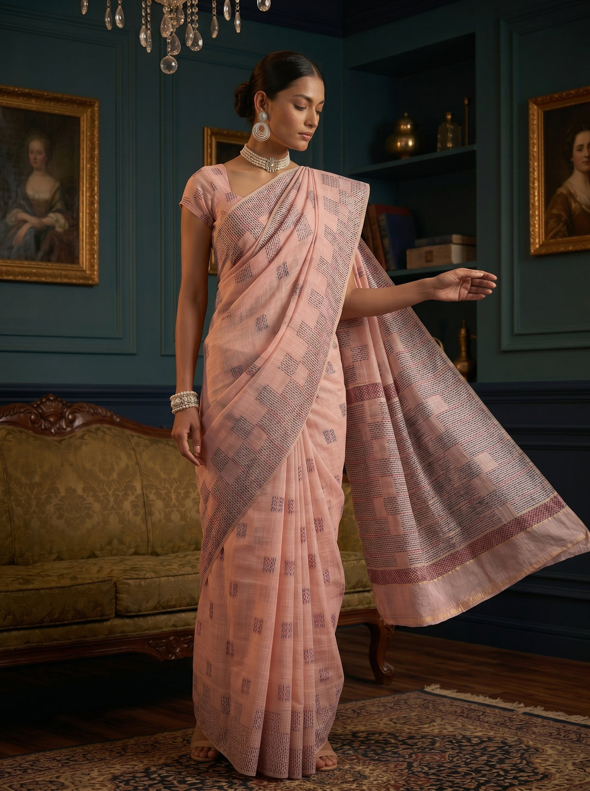 MIMOSA Saree Saree — pose 5 styling detail