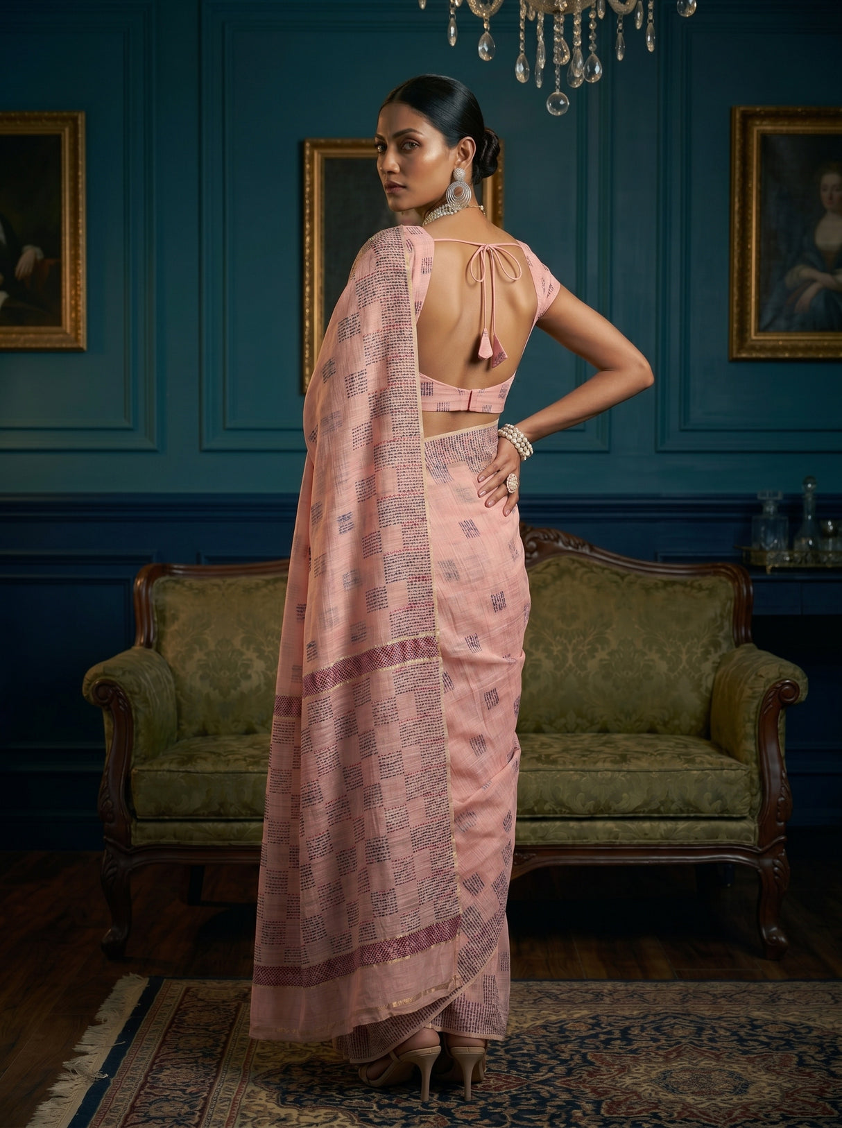MIMOSA Saree Saree — pose 7 styling detail