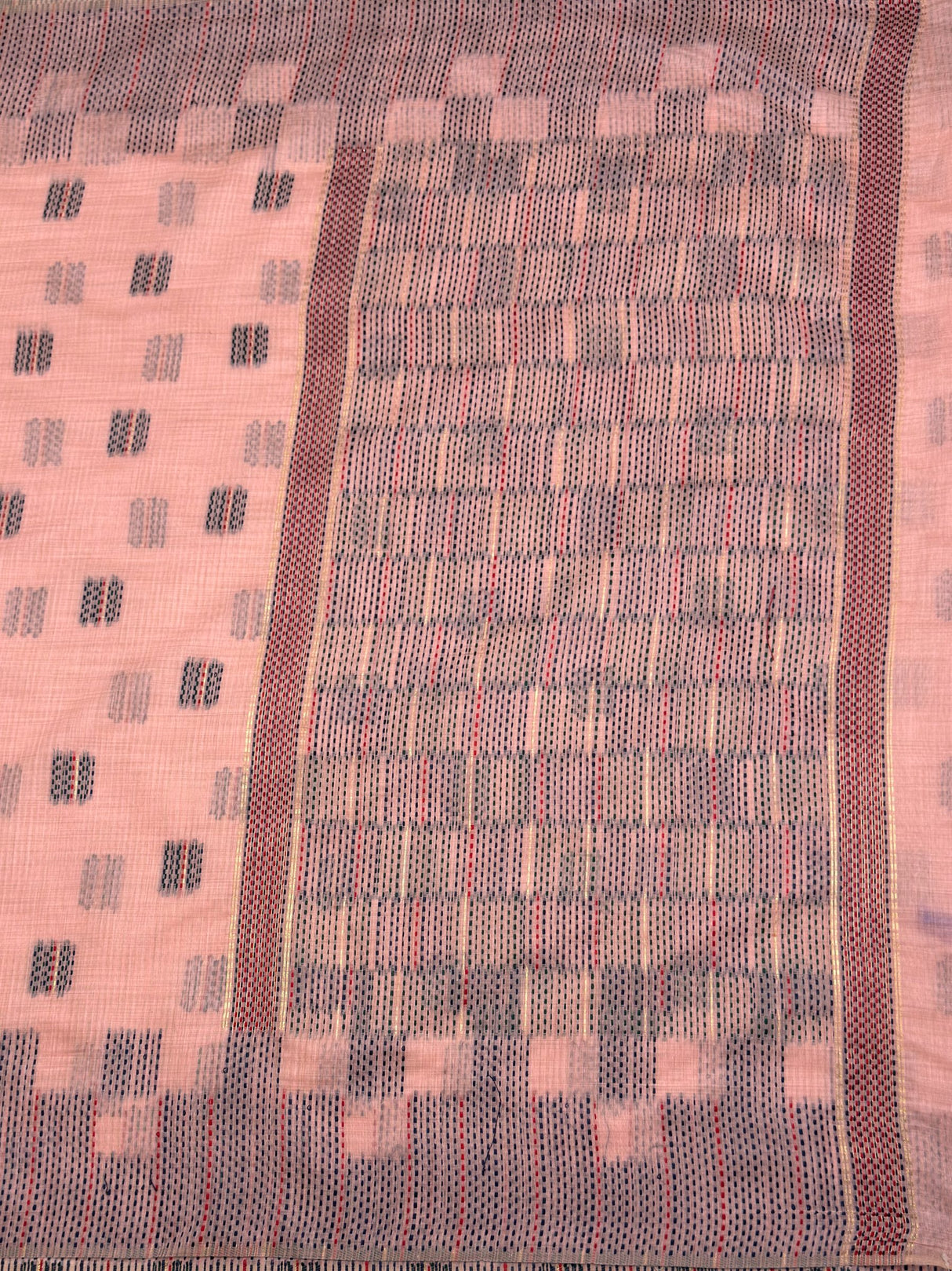 MIMOSA Saree Saree — pallu and zari work detail