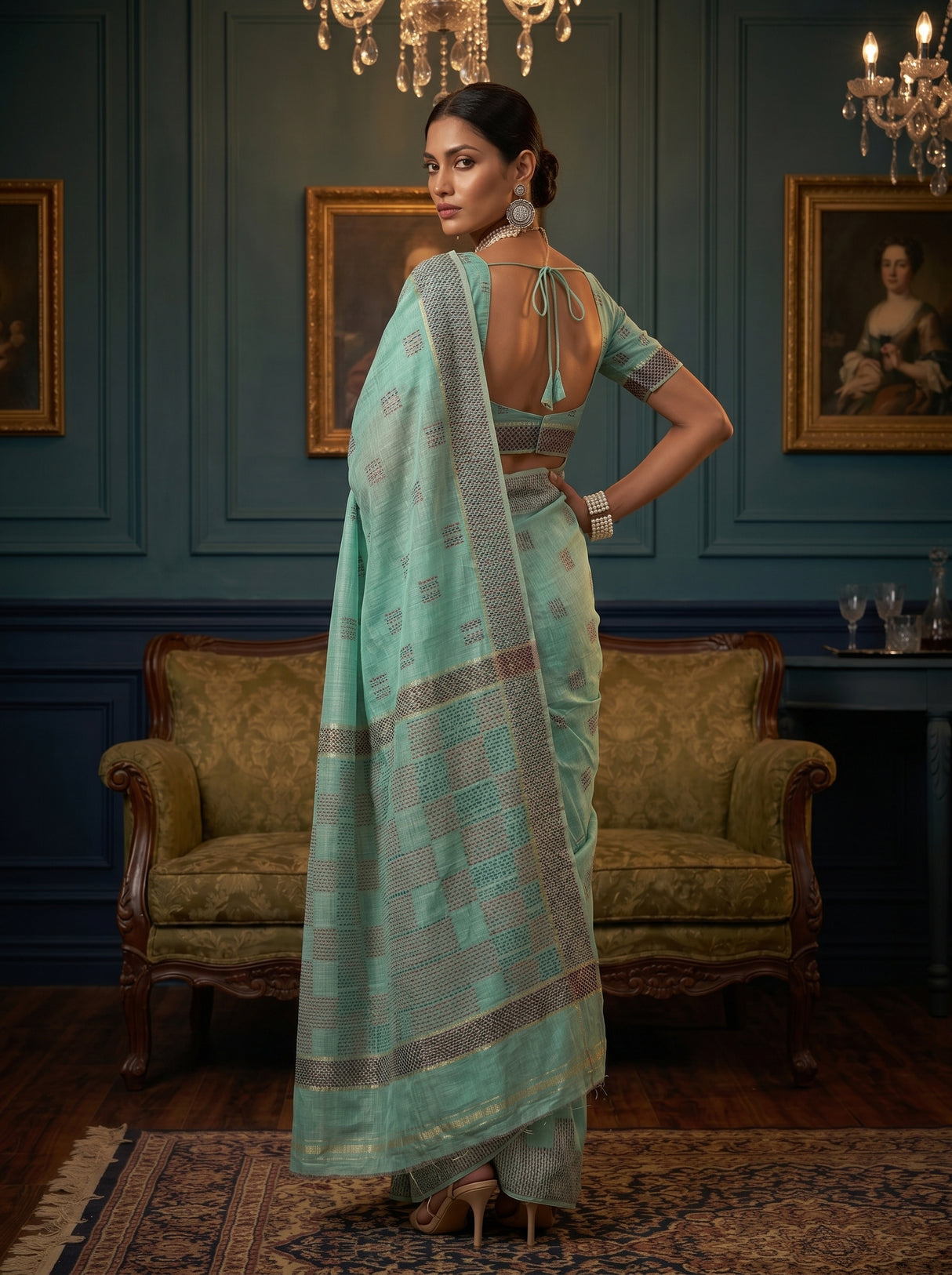 MIMOSA Saree Saree — pose 7 styling detail