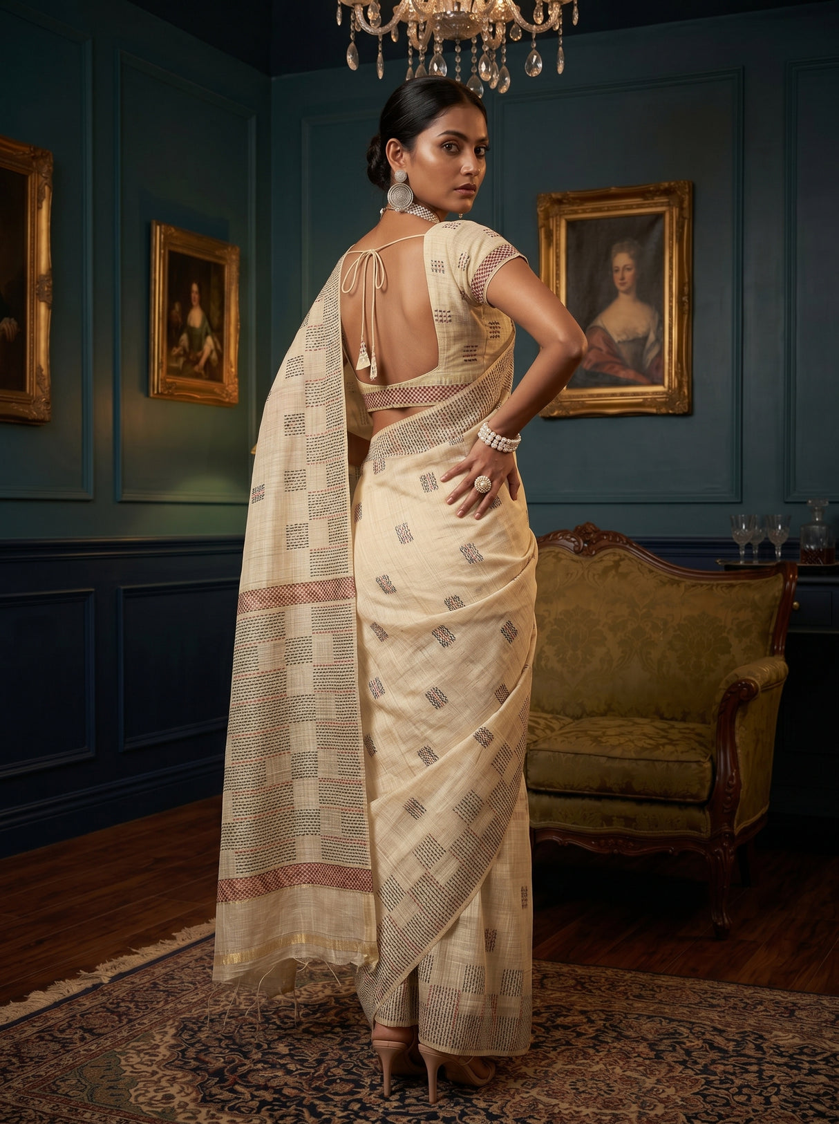 MIMOSA Saree Saree — pose 7 styling detail