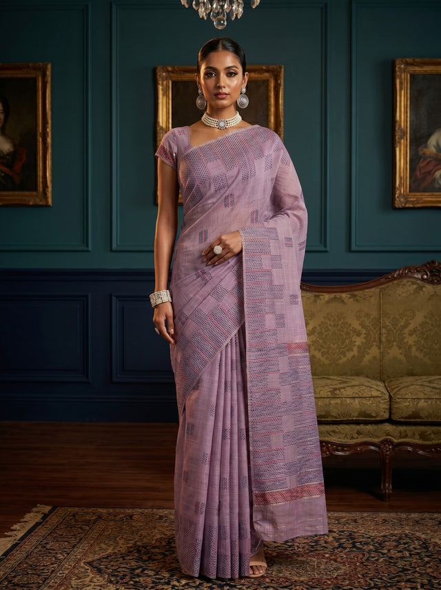 MIMOSA Saree Saree — front view on mannequin
