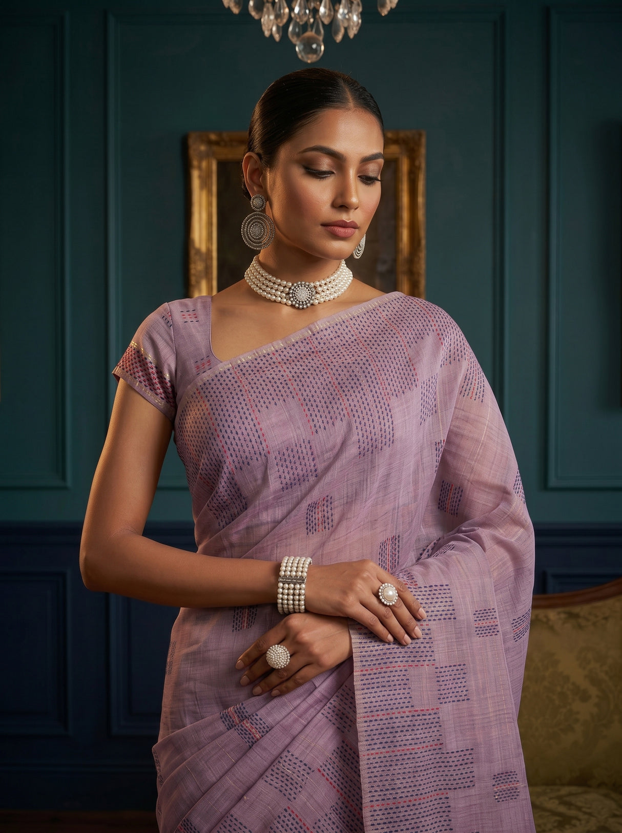 MIMOSA Saree Saree — pose 10 styling detail