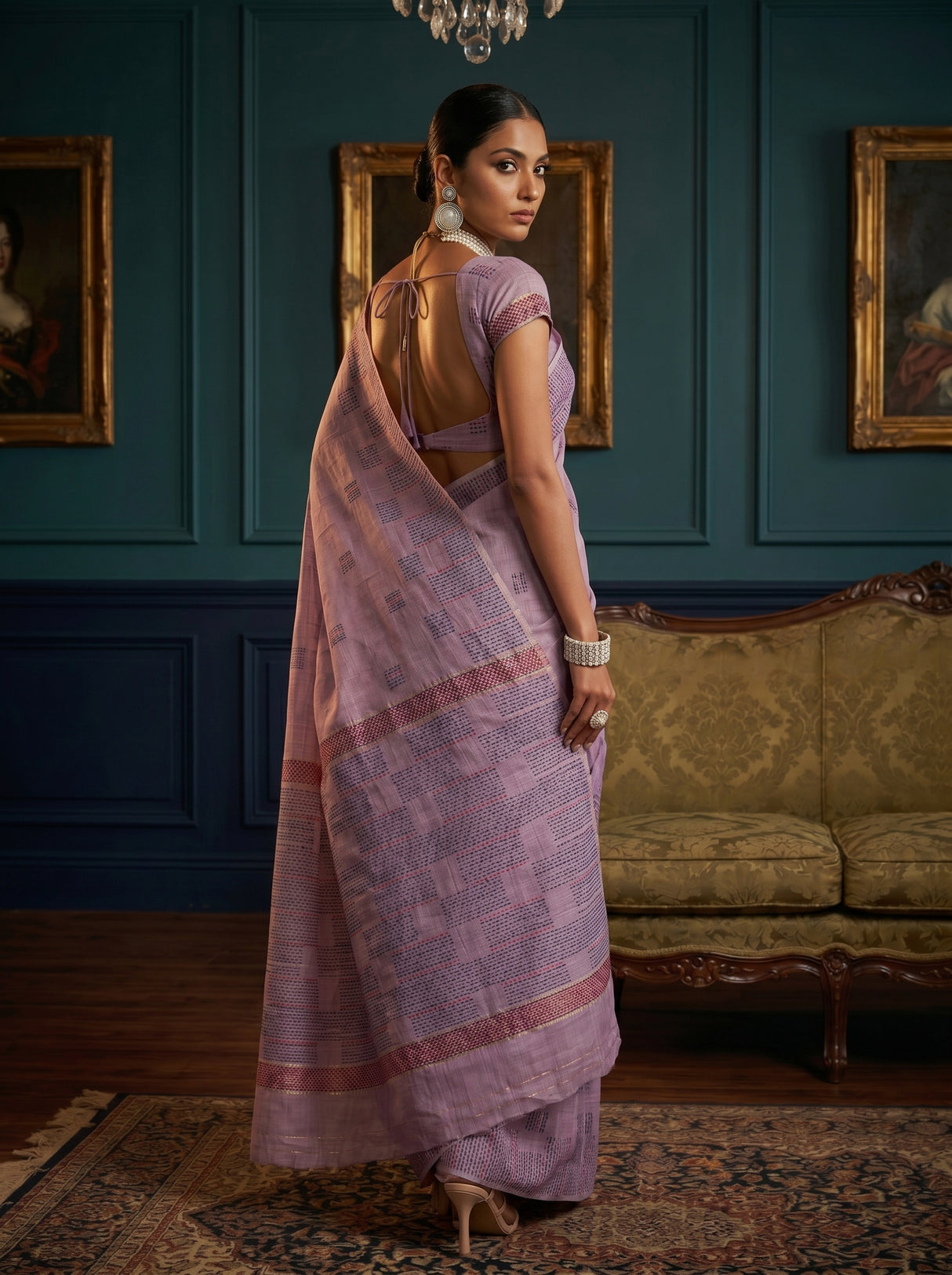 MIMOSA Saree Saree — pose 7 styling detail