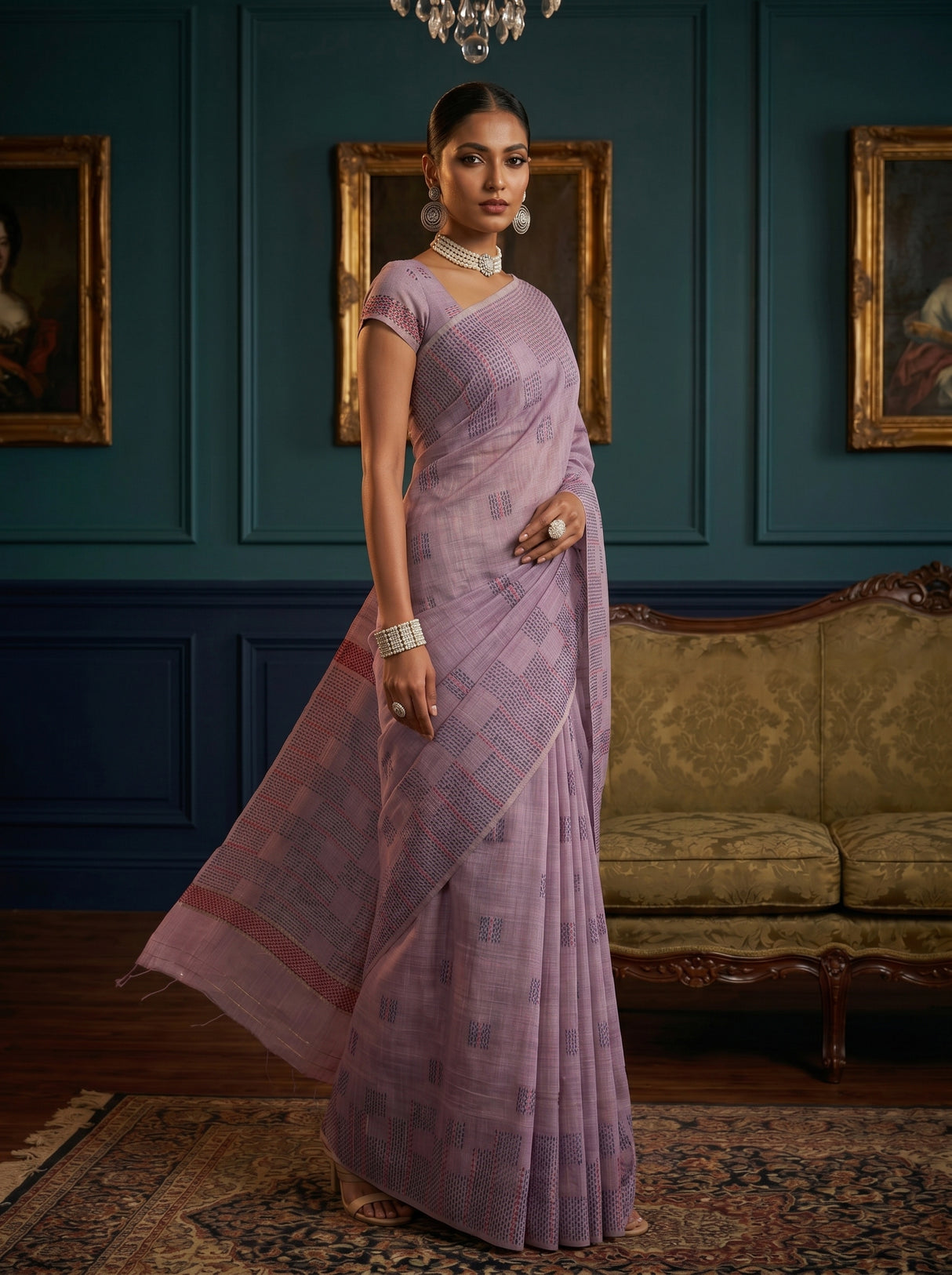 MIMOSA Saree Saree — pose 9 styling detail