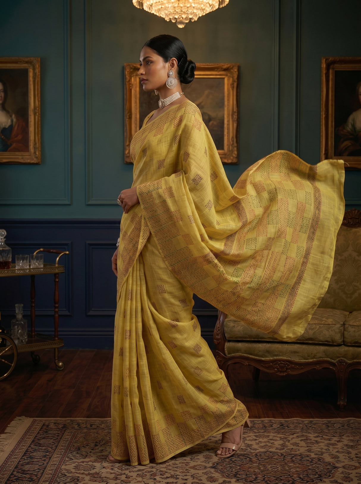 MIMOSA Saree Saree — pose 4 styling detail