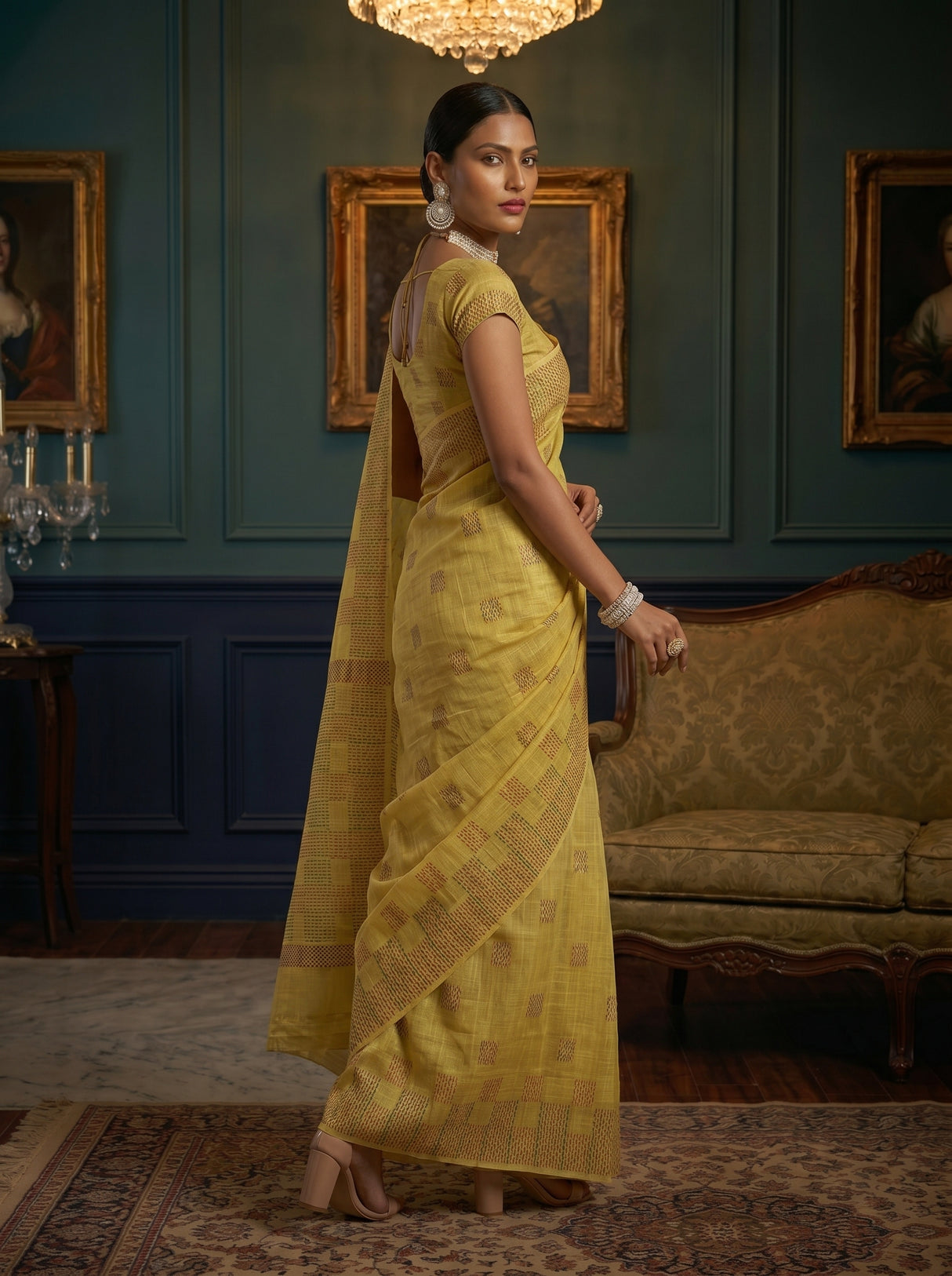 MIMOSA Saree Saree — pose 9 styling detail