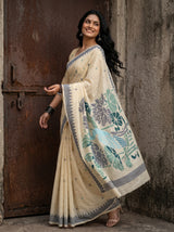 MIMOSA Navy Saree Saree — pose 9 styling detail