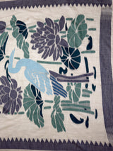 MIMOSA Navy Saree Saree — pallu and zari work detail