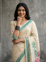 MIMOSA Rama Saree Saree — pose 10 styling detail
