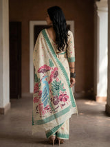 MIMOSA Rama Saree Saree — pose 2 styling detail
