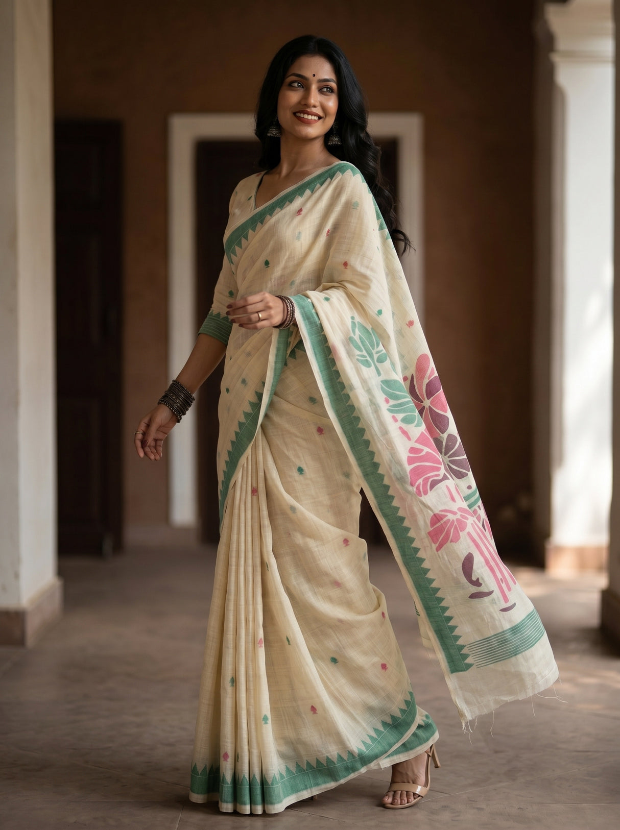 MIMOSA Rama Saree Saree — pose 9 styling detail