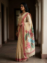 MIMOSA Rani Saree Saree — pose 3 styling detail