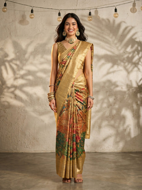MIMOSA Saree Saree — front view on mannequin
