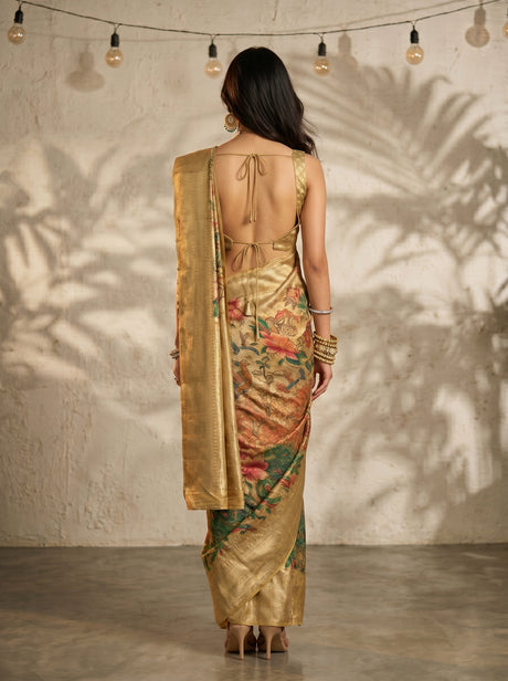 MIMOSA Saree Saree — pose 2 styling detail