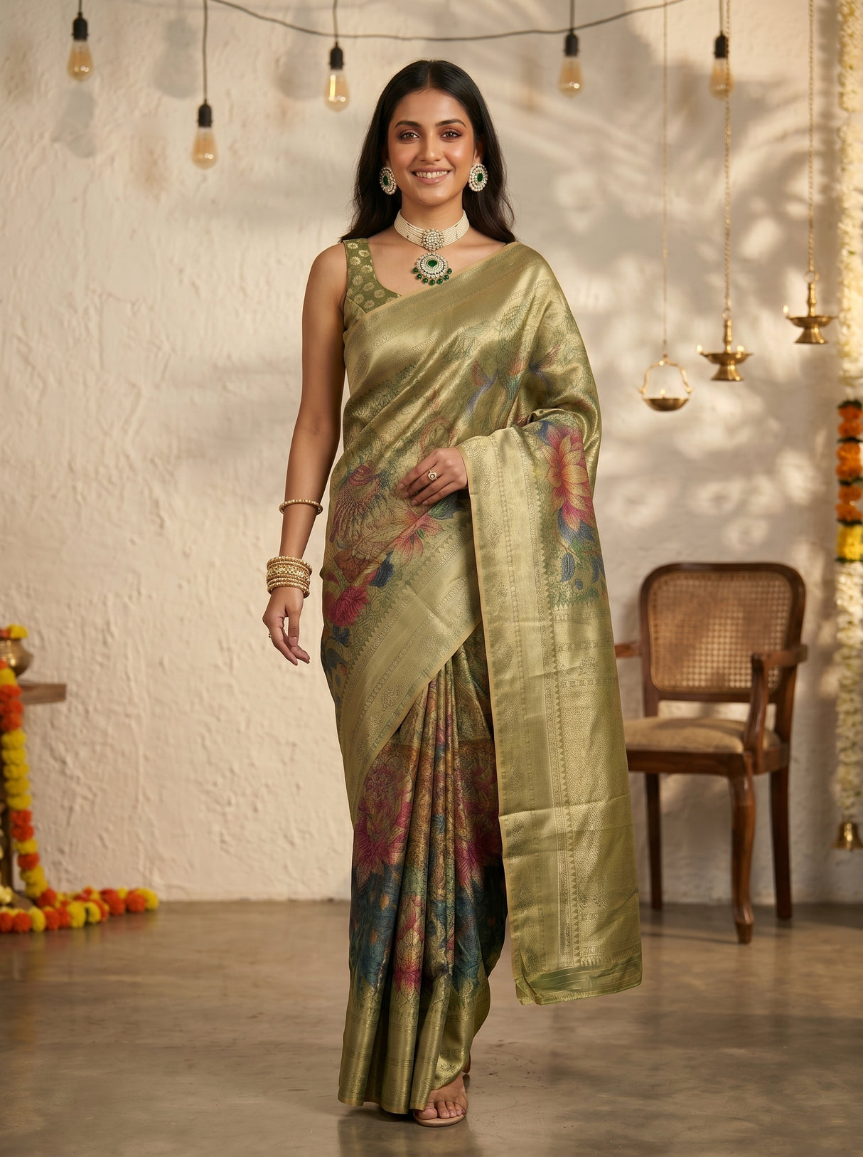 MIMOSA Saree Saree — pose 6 styling detail
