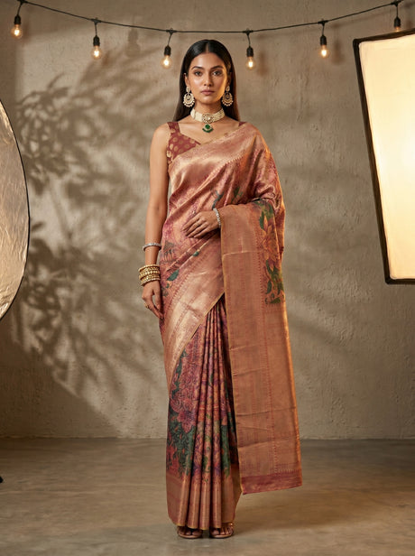 MIMOSA Saree Saree — front view on mannequin