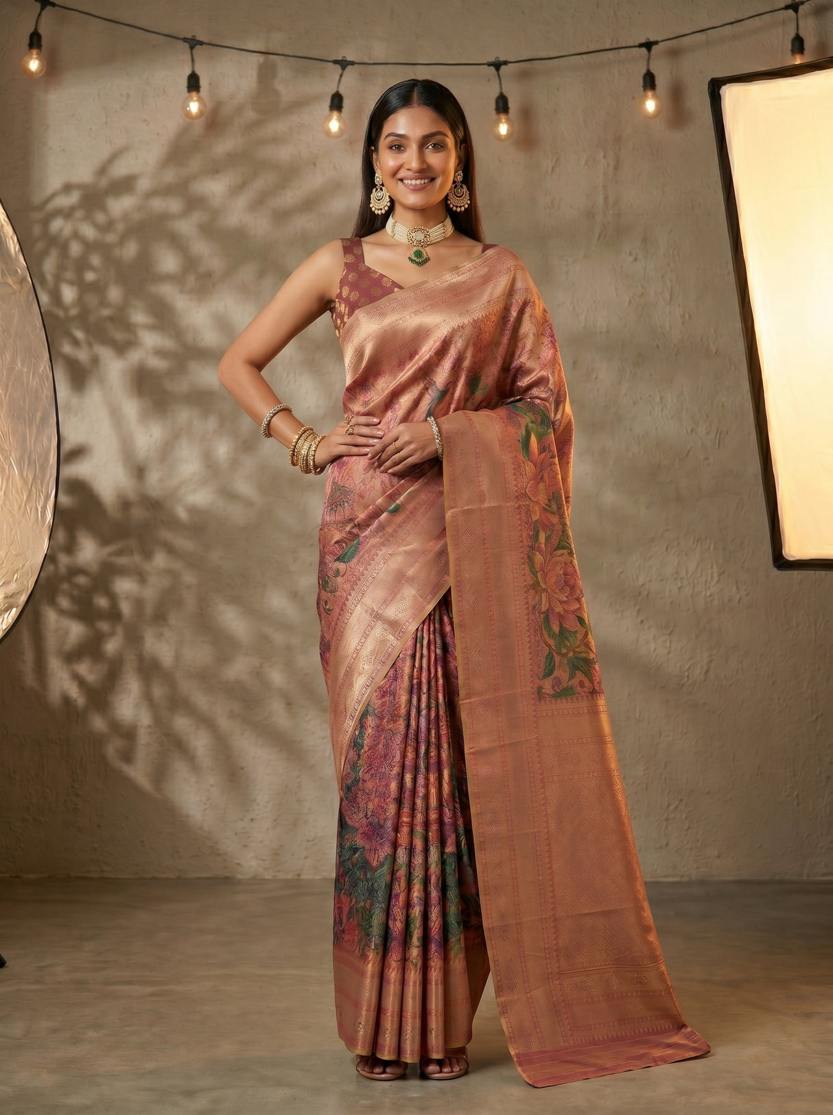 MIMOSA Saree Saree — pose 4 styling detail