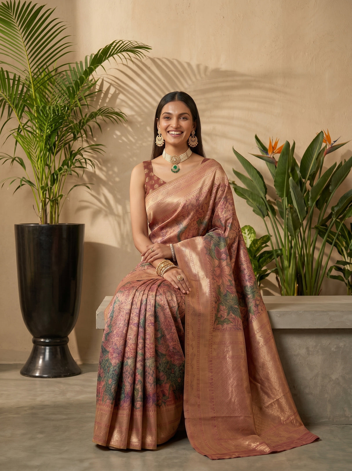 MIMOSA Saree Saree — pose 8 styling detail