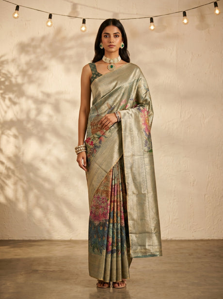 MIMOSA Saree Saree — front view on mannequin