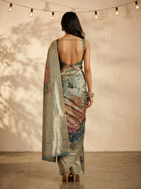 MIMOSA Saree Saree — pose 2 styling detail