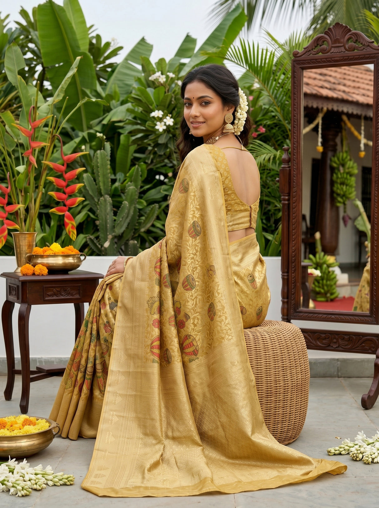 MIMOSA Saree Saree — pose 7 styling detail