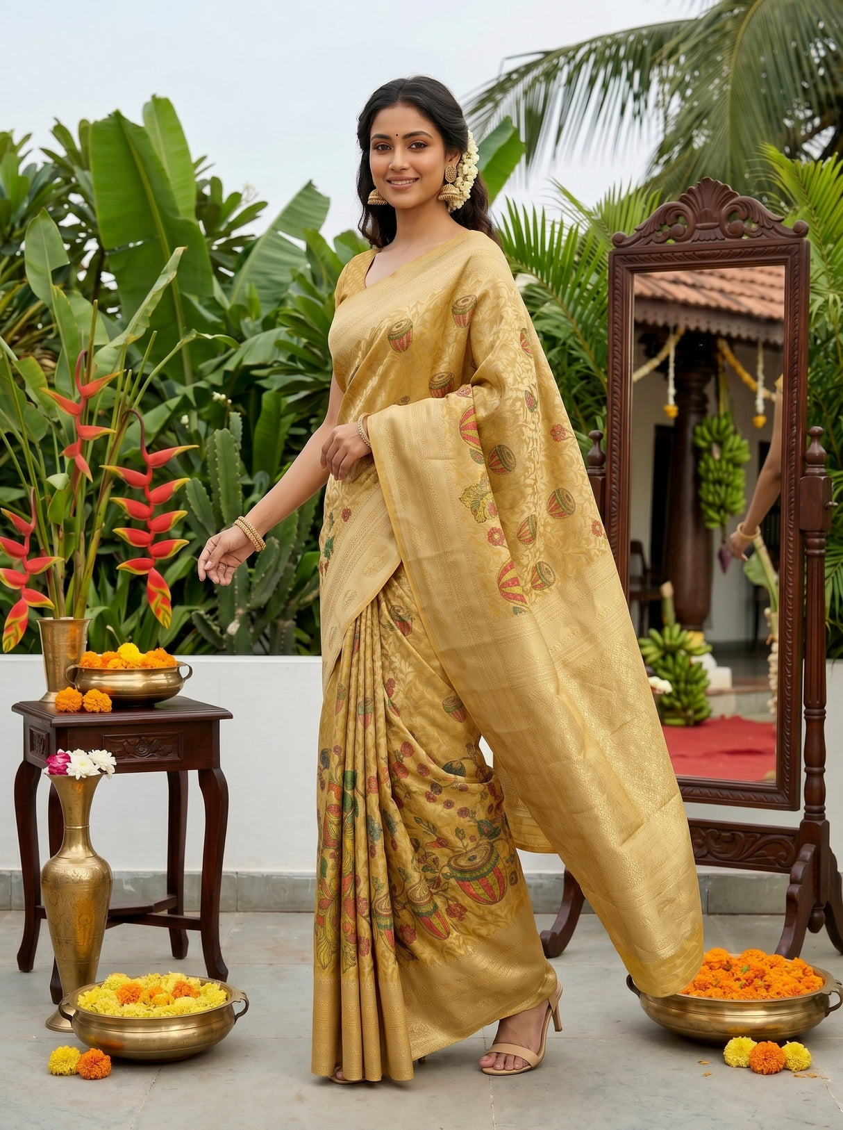 MIMOSA Saree Saree — pose 9 styling detail