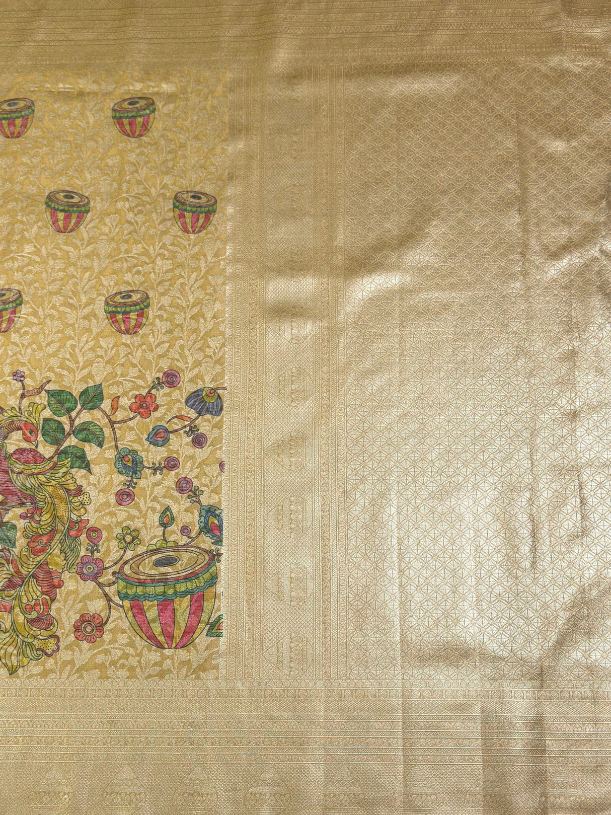 MIMOSA Saree Saree — pallu and zari work detail