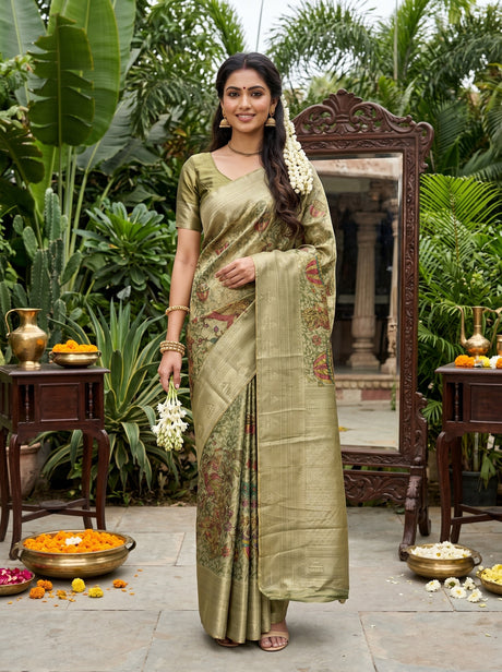 MIMOSA Saree Saree — front view on mannequin