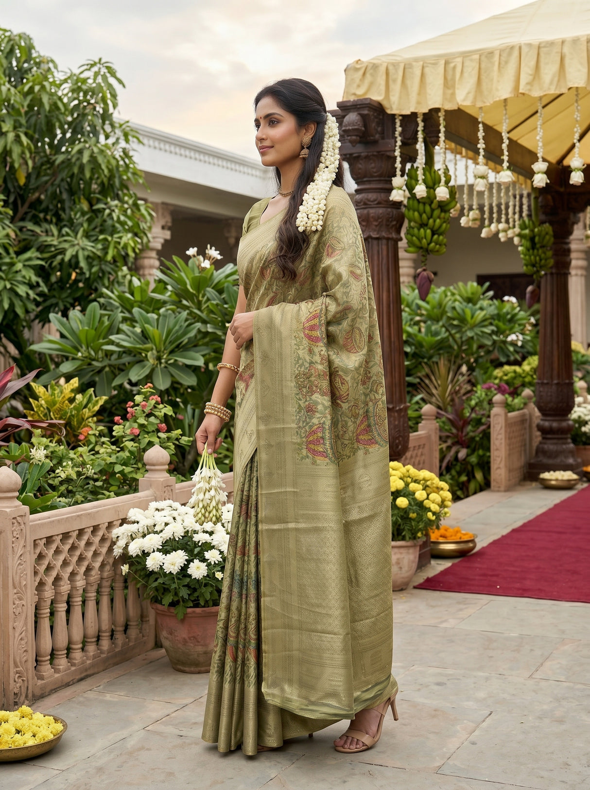 MIMOSA Saree Saree — pose 3 styling detail