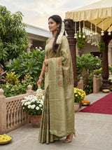 MIMOSA Saree Saree — pose 3 styling detail