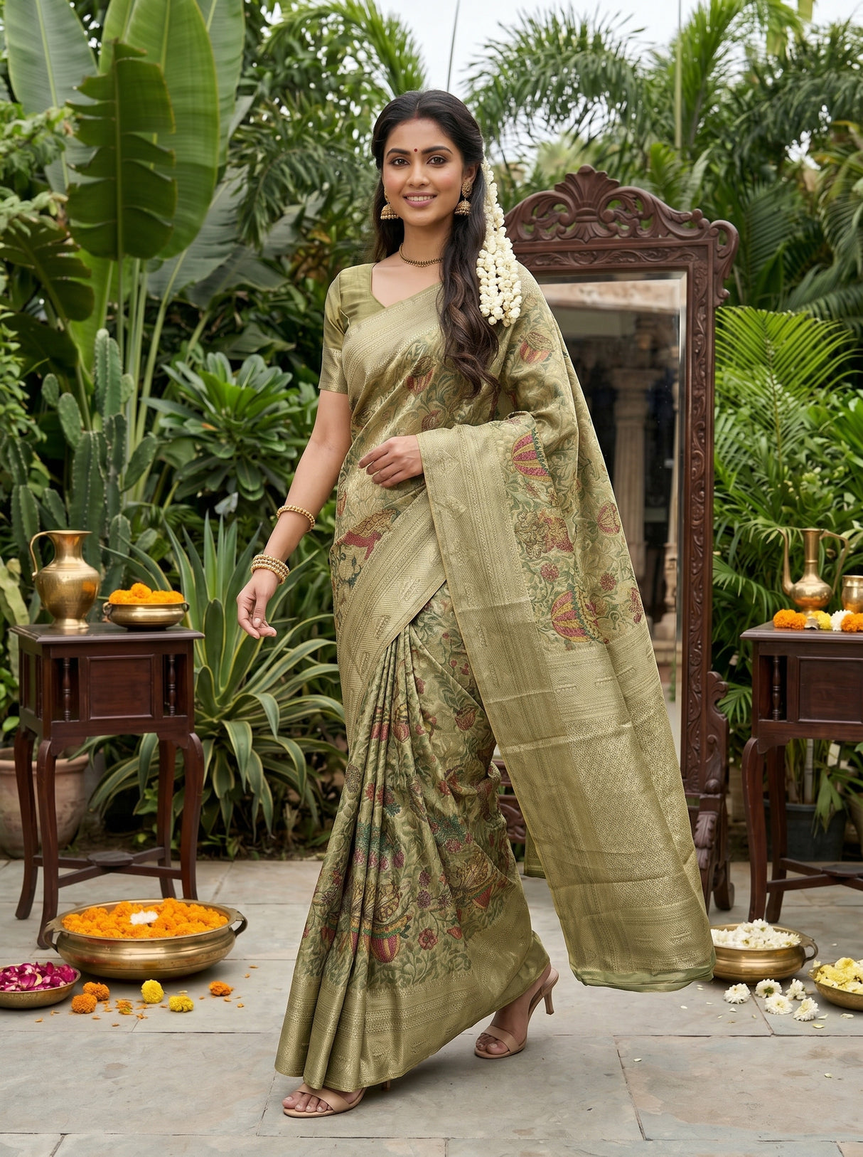 MIMOSA Saree Saree — pose 6 styling detail