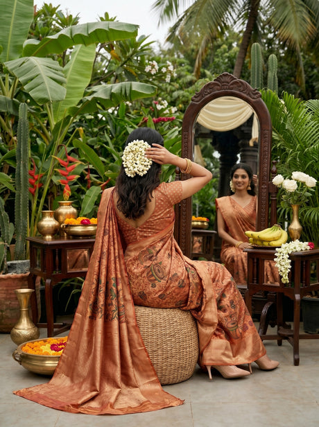 MIMOSA Saree Saree — pose 2 styling detail