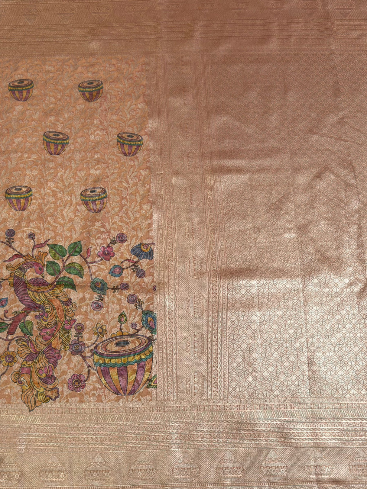 MIMOSA Saree Saree — pallu and zari work detail