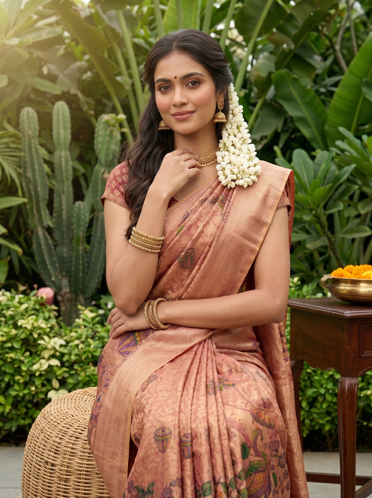 MIMOSA Saree Saree — pose 10 styling detail