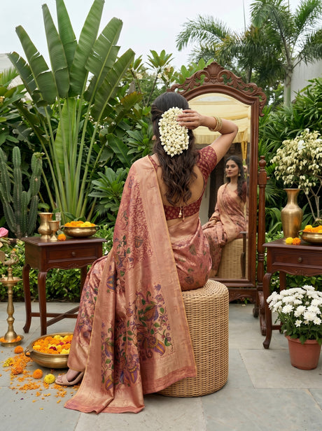 MIMOSA Saree Saree — pose 2 styling detail