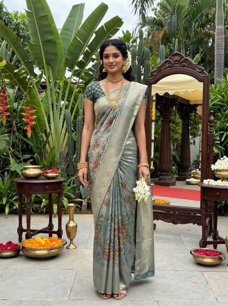 MIMOSA Saree Saree — front view on mannequin