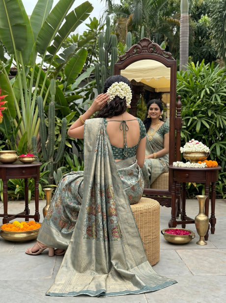 MIMOSA Saree Saree — pose 2 styling detail
