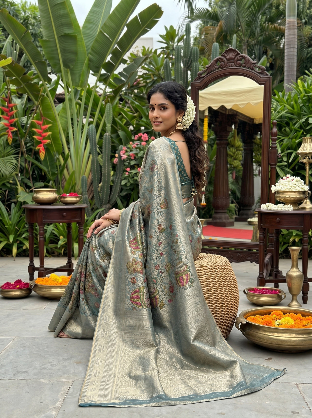 MIMOSA Saree Saree — pose 7 styling detail