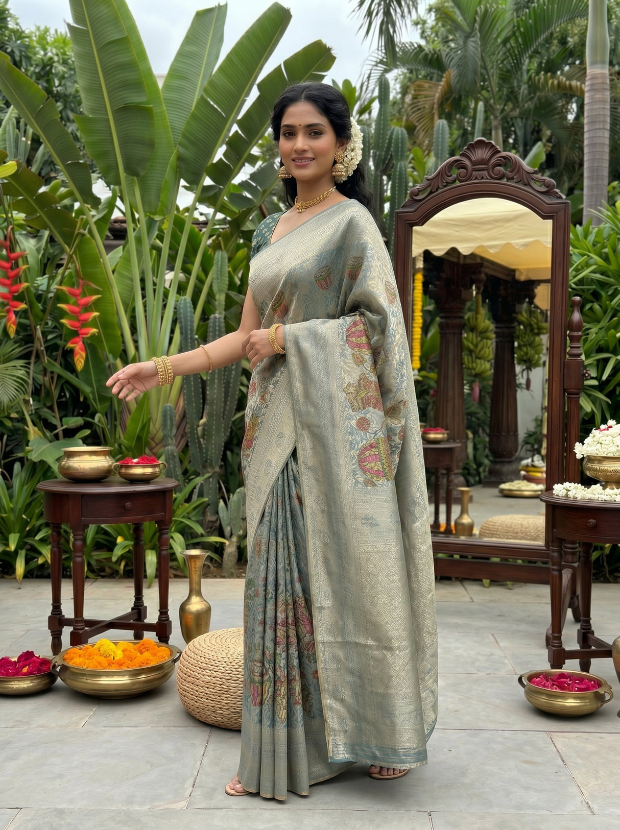 MIMOSA Saree Saree — pose 9 styling detail